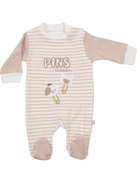 Babybal Bodys-Uri Pentru Bebelusi Bej
