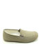 Stoff Herren Slip-Ons Beige