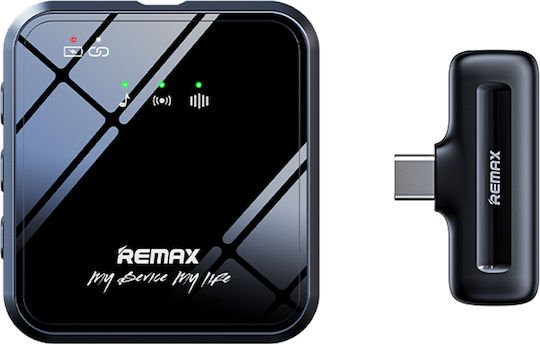 Remax K11 Wireless Condenser (Small Diaphragm) Microphone Πέτου, Clip On for Mobile