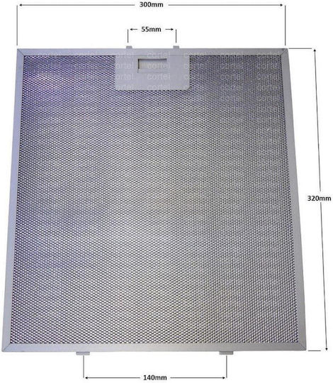 Whirlpool Dunstabzugshaubenfilter 258mm*320mm Whirlpool