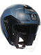AGV Irides Trieste Matt Blue/Grey Κράνος Μηχανής Jet ECE 22.06 1500gr με Sunvisor
