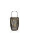 Espiel Tabletop Bamboo Lanterns Set Brown 12.5x21x30cm 2pcs