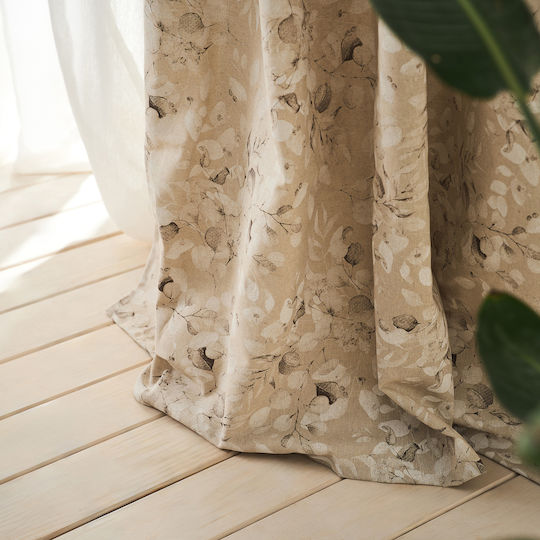 Gofis Home Κουρτίνα με Τρέσα Gofis 140x260εκ.