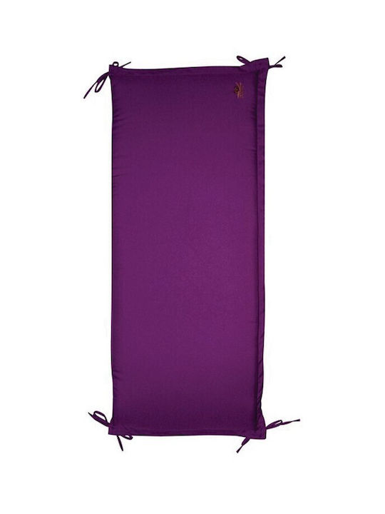 Lianos Waterproof Garden Chair Cushion Purple 45x150cm
