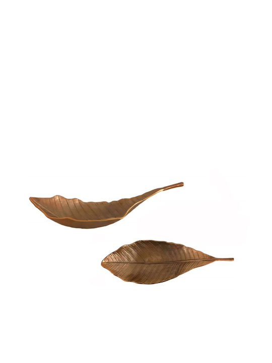 Decorative Metal Gold Platter 58x18x14cm Galifas 7970035 Galifas