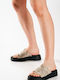 Γυναικεία Σανδάλια Flatforms Μπεζ