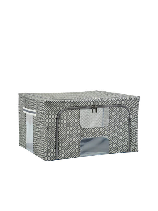 General Trade Stoff Aufbewahrungsbox mit Deckel Graue 50x40x28cm