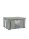General Trade Stoff Aufbewahrungsbox mit Deckel Graue 50x40x28cm