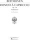 Ludwig Van Beethoven Rondo A Capriccio Op.129 Εκδόσεις Schirmer