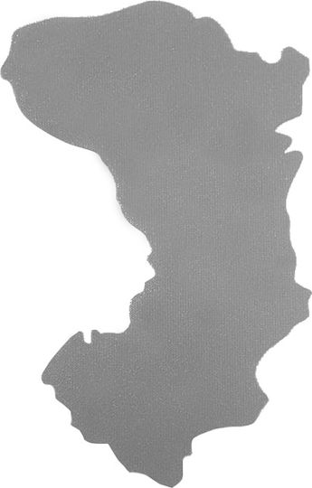 Car Sticker Chios 7.3cm X 4.2cm Silver 1 Piece 0026321