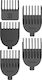 Bruno Replacement Combs Brn-0221 Hair Clipper Shaver 5pcs