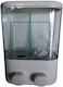 Double Plastic Liquid Soap Dispenser 19*7*14cm