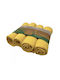 Smikkels Muslin Swaddle Wraps Yellow 30x30cm. 4pcs