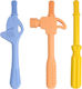 Queen Mother Tools Silicone Teething Toy for 6 m+ 3 Pieces