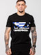 T-shirt Black, White, Blue