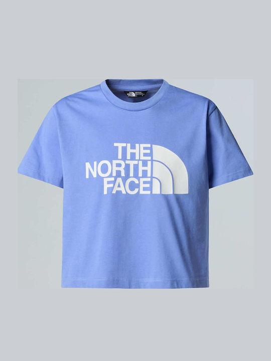 The North Face Παιδικό Crop Top Κοντομάνικο Μπλ...