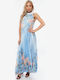 Summer Maxi Dress Light Blue