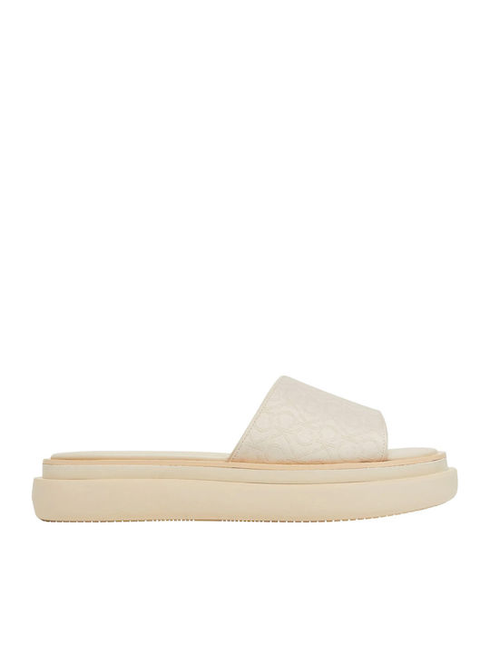 Γυναικεία Σανδάλια Flatforms Μπεζ