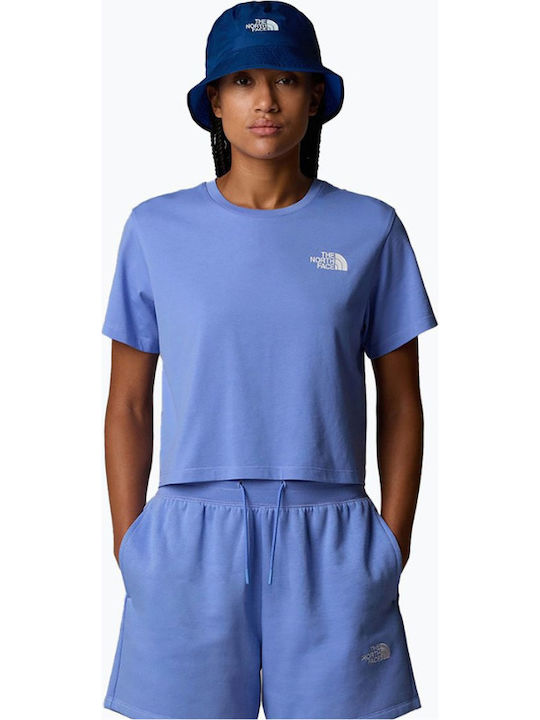 The North Face Γυναικείο Crop T-shirt Virtual Blue