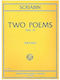 Scriabin Two Poems Op.32
