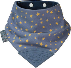 Cheeky Chompers Midnight Stars Αδιάβροχη Μπαντάνα Σιλικόνης με Κουμπί Midnight Stars για 2 m+ Cheeky Chompers Midnight Stars Αδιάβροχη Μπαντάνα Σιλικόνης με Κουμπί Midnight Stars για 2 m+