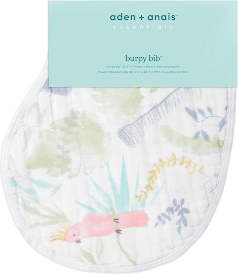 Aden + Anais Bib Fabric Green