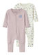 Name It Baby Bodysuit Set Long-Sleeved Jet Stream 2pcs