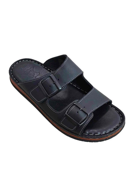 Gotsi Anatomic Δερμάτινα Ανδρικά Σανδάλια σε Μα...