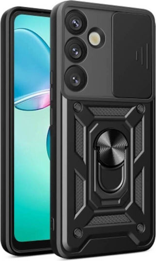 Bodycell Slide Cover Back Cover Μεταλλικό Μαύρο (Galaxy S25+)
