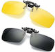 Clips on Siks Polarized Glasses Replacement Lenses Ideal Daytime Driving Yellow and Black Set