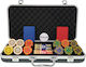 Pokeritems Set 300 Poker Chips 14gr in Suitcase