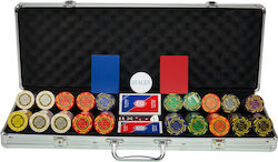 Pokeritems Set von 500 nummerierten Pokerchips ...