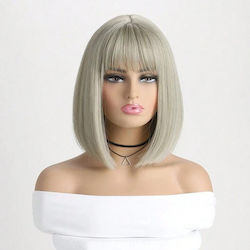 Smd Lust Angels Wig Series Синтетична перука с бретон Синтетична руса перука с бретон Ледено руса