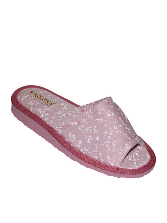 Kolovos Winter Women's Slippers Pink