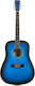 SX Guitars Ακουστική Κιθάρα Blue / Sunburst