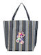 Shopping Women's Ames Bags Grey 888 Nostos Stripes 3dmino 252