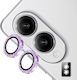 Samsung Galaxy S25 Edge 5G Enkay Camera Protection Rings Purple