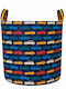 The Toy Bin Children's Folding Storage Basket made of Fabric Multicolour 45x45x50cm 1pcs