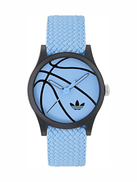 adidas One Γυναικείο Ρολόι Μπαταρίας με Μπλε Υφ...