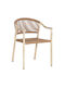 Scaun De Exterior Din Aluminiu Kerly Stejar-Cupru 54x58x78cm