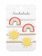 Vintage Regenbogen-Sonnen-Ponys H2380m