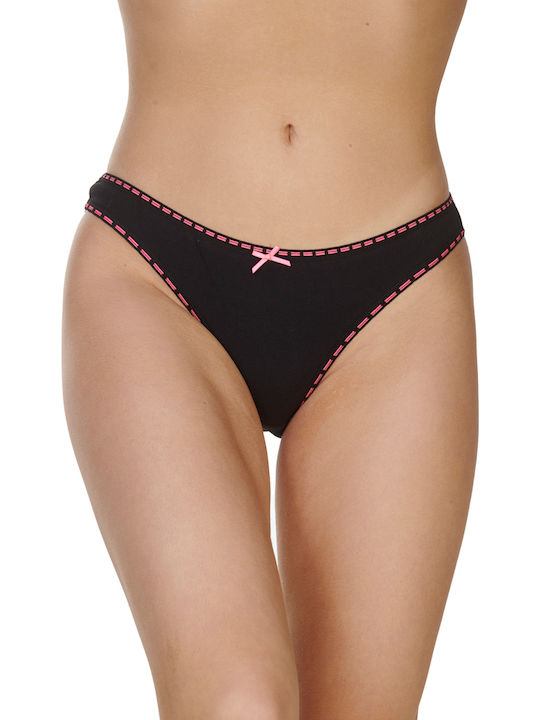 Comfort Γυναικεία Slip 2Pack Μαύρο