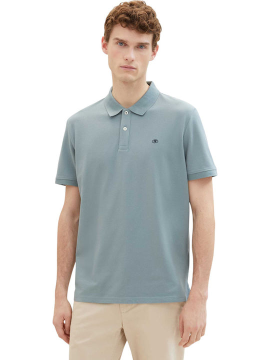 Tom Tailor Basic Polo Μπλούζα Κοντομάνικη Grey
