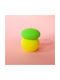 Candle Green & Yellow Neon Pebble