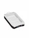 Galifas Serving Platter Rectangular made of Porcelain White