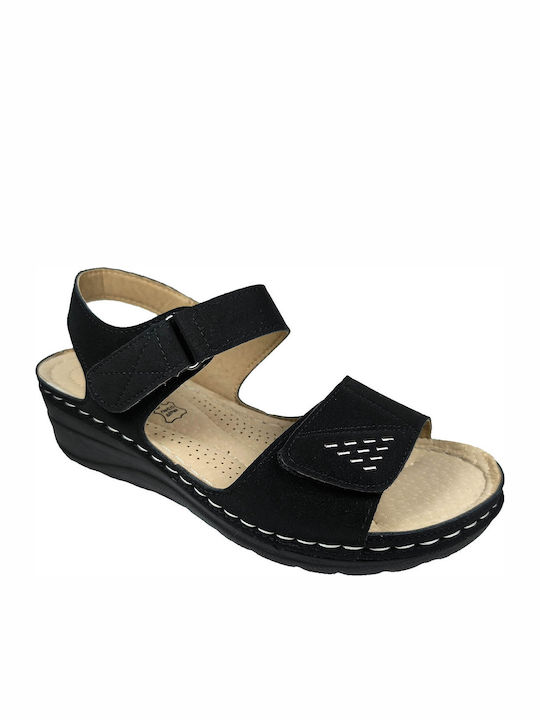 Antrin Platforme dama Anatomici Culoare Negru