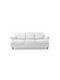 Dreisitzer Sofa Echtes Leder Lederoptik (3083b) 185x84x78cm