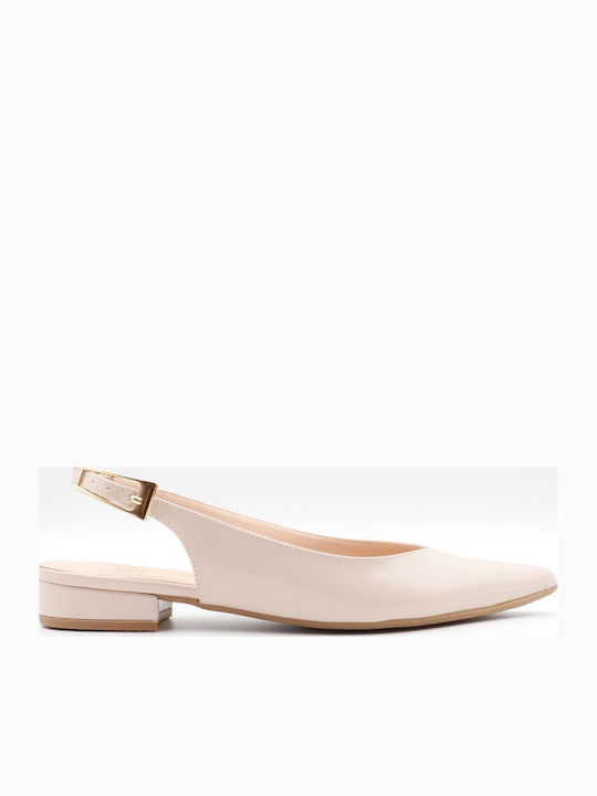 Gshoes Damen Ballerinas Spitz zulaufend in Rosa Farbe