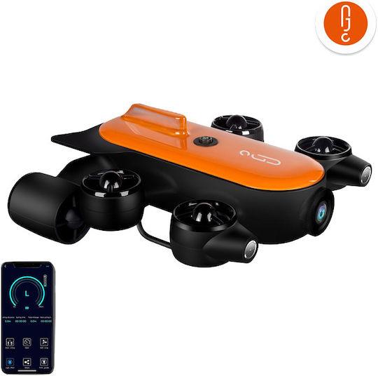Geneinno T1 Drone Underwater 2.4 GHz with Camera 1080p 30fps and Controller (200m)