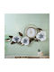 Iciclio Metal Wall Clock Flowers 105.5x8.5x51cm 72033632